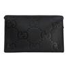 Gucci Jumbo GG Leather Clutch Large Mens Black