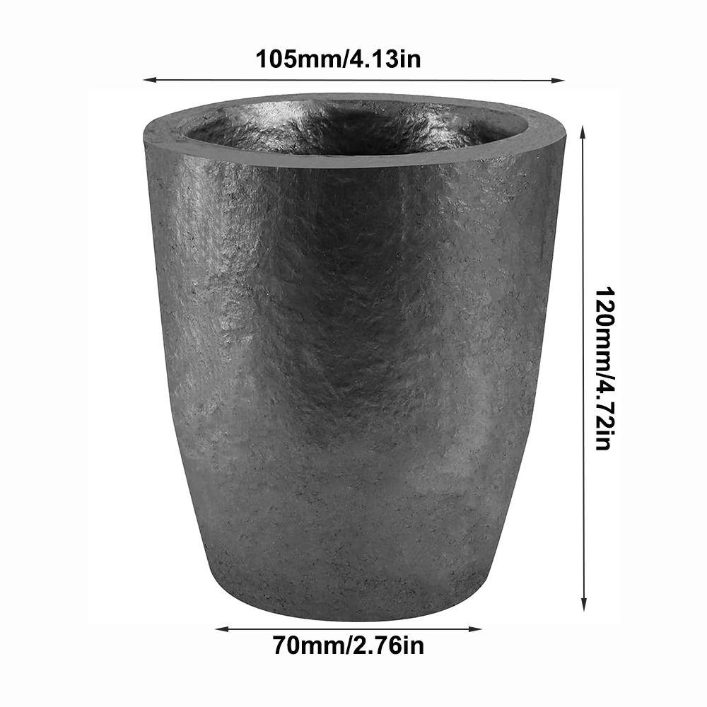 Small Graphite Crucible High Temperature Melting Metal Crucibles Melting Casting Refining