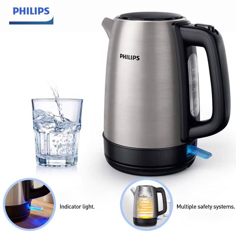 Philips HD9350/90 Electric Kettle 1.7 L Capacity Comes with a Compatible Country Plug 1850 W