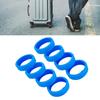 8PCS Luggage Suitcase Wheels Cover Silicone Noise Reducing Luggage Wheels Protector Cover