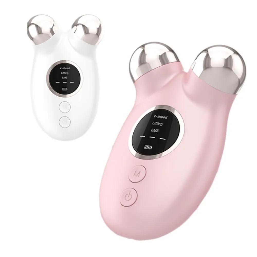 Universal Ems Micro-Current Smooth Texture Facial Massager Facial Rejuvenation Convenient Anti Wrinkle Double Chin Beauty Device