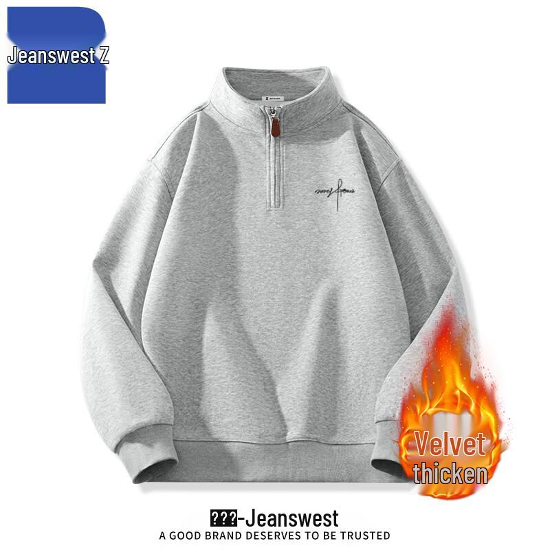 

Jeanswest Z Men s Heavyweight Fleece Pullover Sweatshirt T1018 4XL