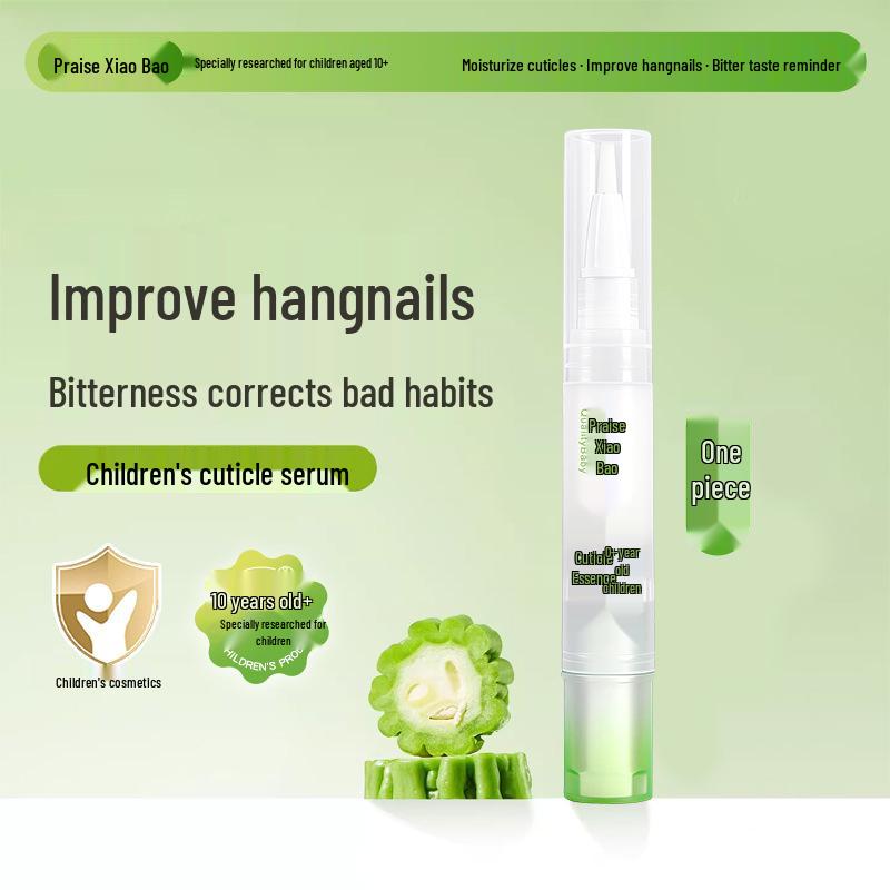 

Kua Xiao Bao Kids Cuticle Serum: Moisturizes, Improves Hangnails, Strengthens Nails, Prevents Breakage.