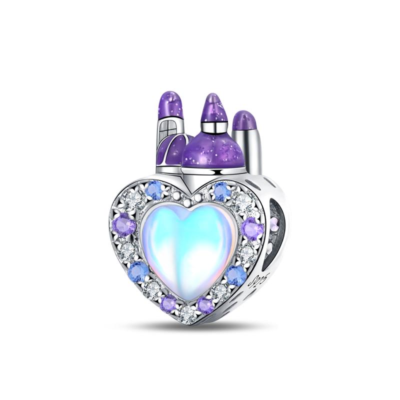 100% Copper Princess Dress Castle Witch Prince Dream Series Charms Beads Fit 3Mm Original Bracelets Diy Fine Jewelry Making