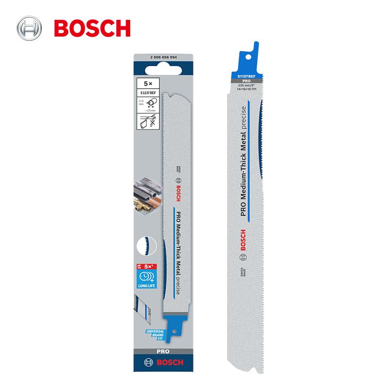 Bosch Saw Blades Pro Medium-Thick Metal Precise Reciprocating Saw Blades