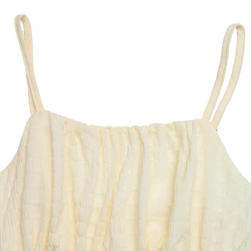 TikTok Europe & America Sweet Ruched Backless Summer Dress 2026