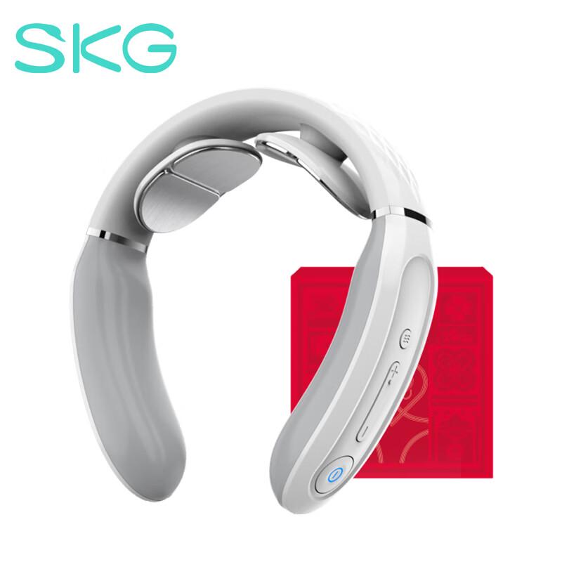 SKG K3 Массажер для шеи с пульсацией, подогревом и Bluetooth, штекер CN (адаптер в комплекте)