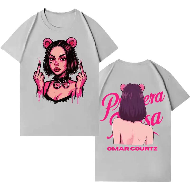 Rapper Omar Courtz Unisexga Trendy Hot Sale Tshirts Unisex Women Aesthetic T Shirt Cotton High Quality Oversized Short Sleeve Tshirt