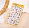 Pokemon Pikachu Stickers 3D Transparent Jelly Crystal Cartoon Anime Cute Decals For Diy Notebook Phone Diy Sticker Toy