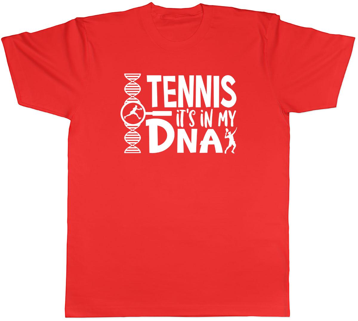 Tennis Its in my DNA Unisexs Unisex TShirt Tee S