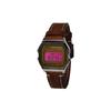 Orologio personalizzato serie modificata specchio sfumato verde e rosa cassa in resina argentata orologio quadrato piccolo classico retrò F-9 F-91WM-7A