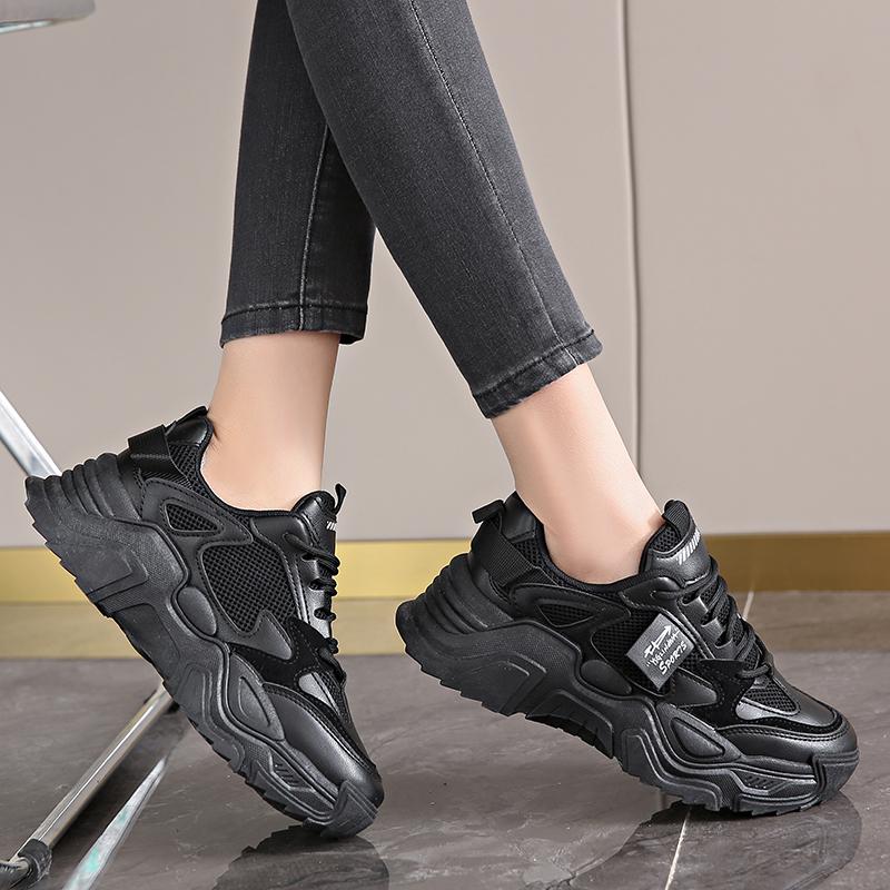 Fashion Womens Shoes Fashion Trend Breathable Mesh Sneakers Women Comfortable Soft Bottom Casual Platform Shoes