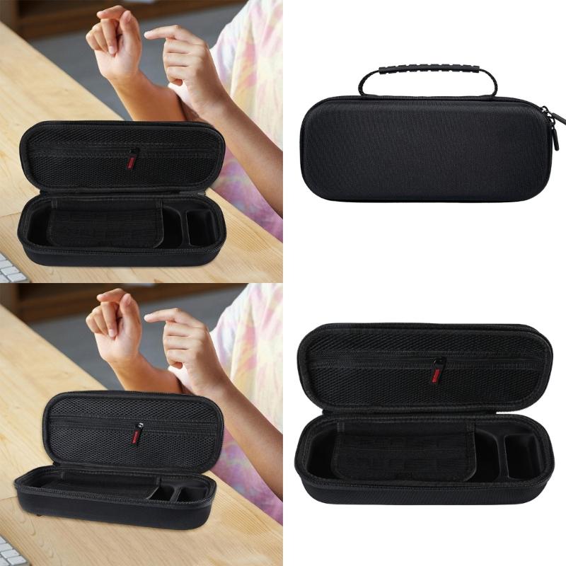 Portable Storage Solution Scratch-resist Organiser Case PU Leather Travel Storage Bag for WIN4 Game Console