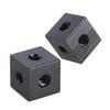 Square Brackets 18mm 1/4" Interface with 6 Female Screw Holes Secure Fixation Square Mounting Plate for Camera Tripod