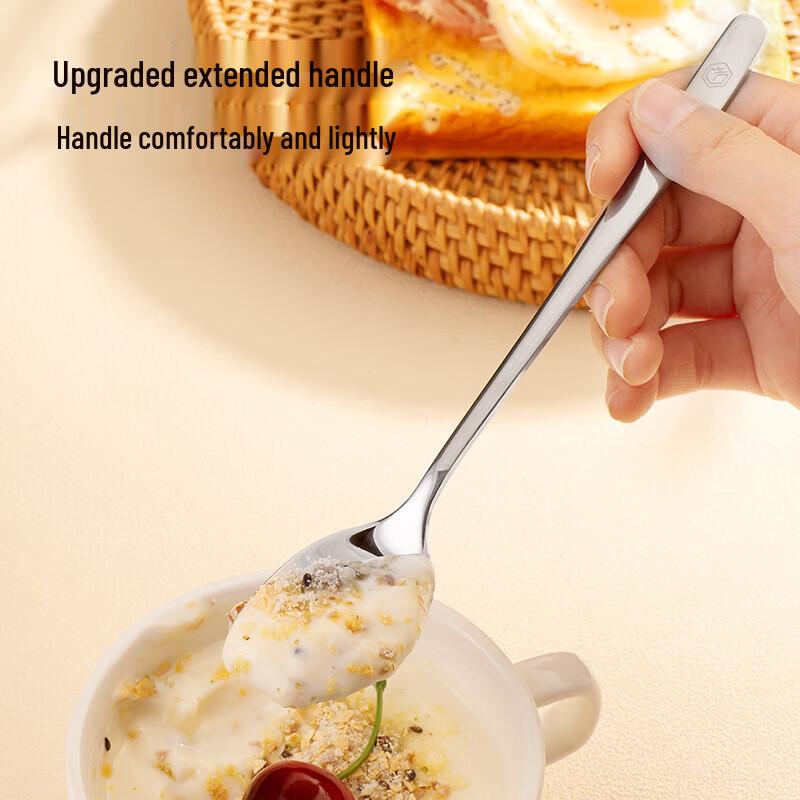 Food Grade 304 Stainless Steel Korean Round Spoons
