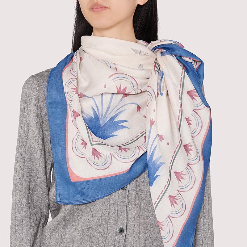 Egyptian Anderson Cat Print Shawl Scarf
