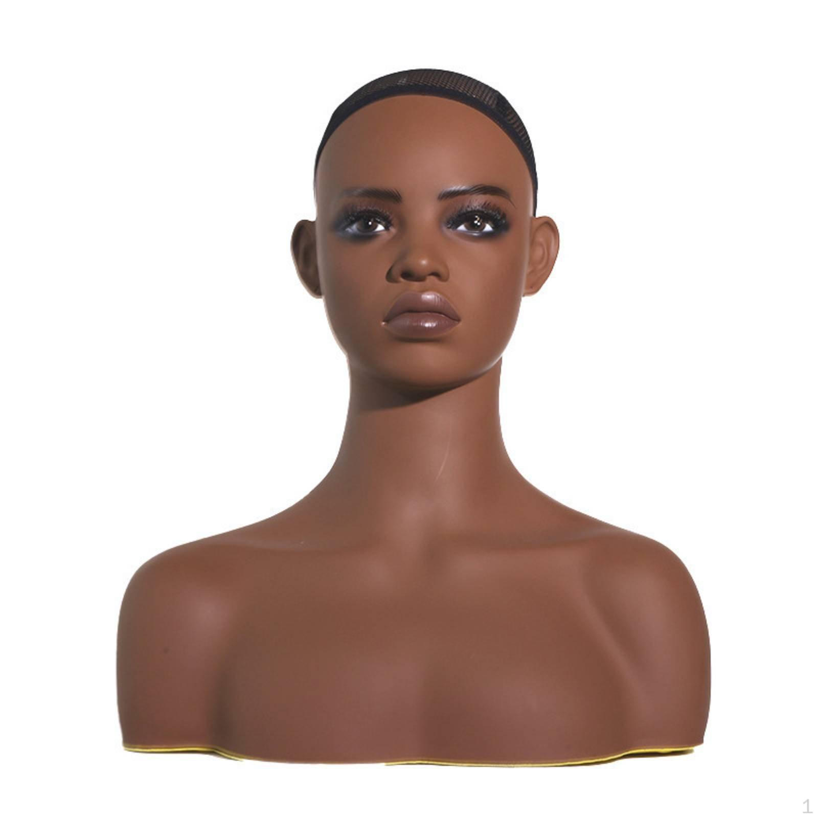 Mannequin Head Hairpiece Lightweight Display Bust for Salon Owners, Home