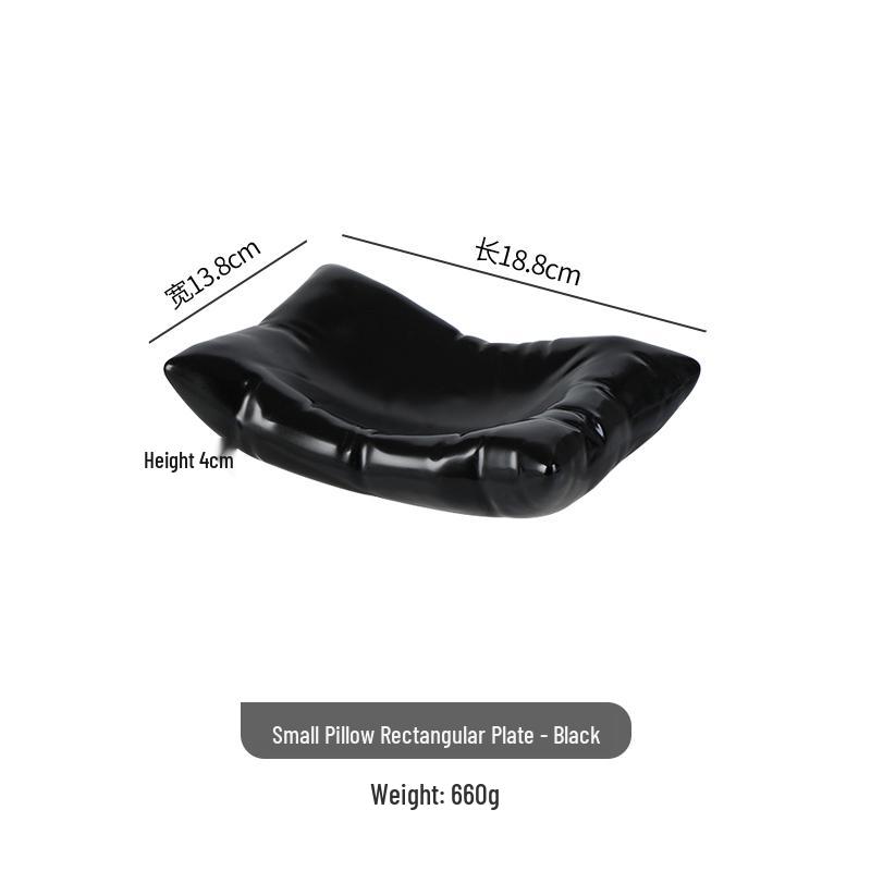 Nordische Keramiksalat- und Pastaplatte: Hochwertiges Geschirr für Snacks und Desserts