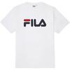 Fila T Shirts Unisex White Crew Neck Moderate Straight Fit FS2RSF2120XO-WH