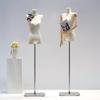 Korean Style Women's Clothing Display Mannequin with Flat Chest and Square Shoulders