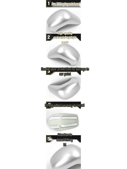 MG6 Gear Shift Decorative Frame: Electroplated Center Console Knob Cover & Sequins Sticker.