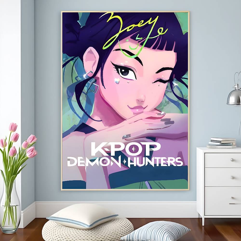 KPop D-Demon H-Hunters plakát HD samolepicí voděodolné plakáty všestranná dekorace do domácností, barů, hotelů a dalších věcí