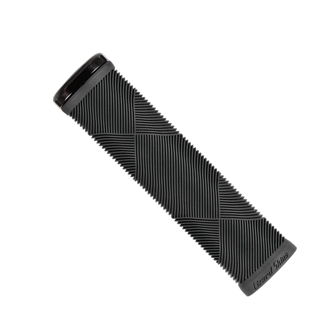 

Lizard Skins Strata Single Clamp Bicycle Handlebar Jet Pair Lock-On Grips, 32.25mm Diameter, Black, (LOSTR100)