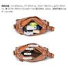 Whatna Antik-Gegerbtes Naturrindleder Ein-Schulter-Tasche für Herren, Handtasche, Schultertasche, Umhängetasche, Horizontales Format, Klein, Hochzeit,