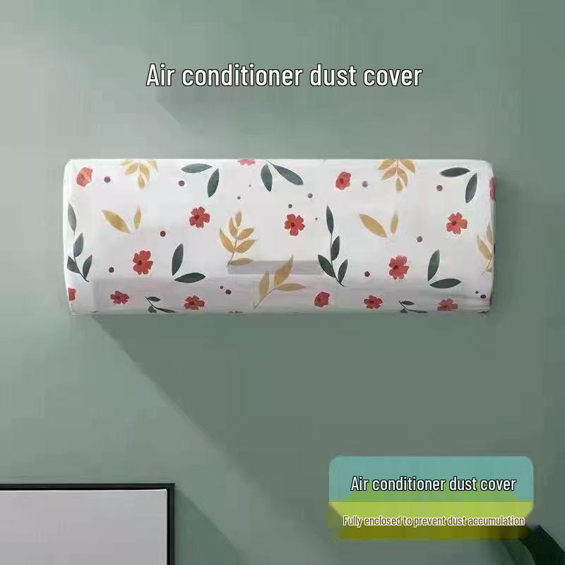 Wall-Mounted Air Conditioner Cartoon Style Dust Cover, Full Wrap PEVA Set for Indoor Protection