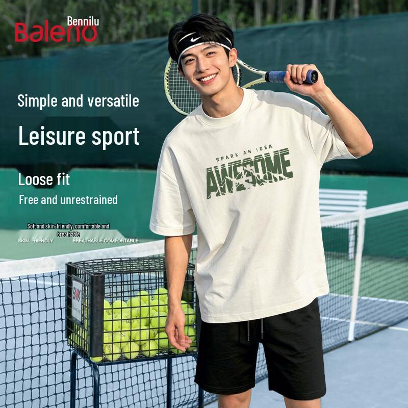 Baleno Men s 2026 Summer Loose Fit Graphic T-Shirt 3XL
