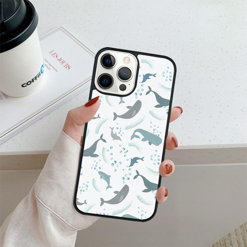 Orcas Meeresbewohner Handyhülle Für iPhone 17 Air 16 pro max 15 14 plus 12 13 Schale Cover coque