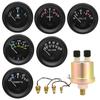 Compteur De Température Automatique Avec Capteur 1/8 NPT 52mm LED Indicateur Numérique De Température D'huile/eau PSI Presse À Huile Jauge