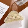 Chic Trendy And Oversized Rhinestone Hair Claw Clip In Soft Pastel Colors For Women