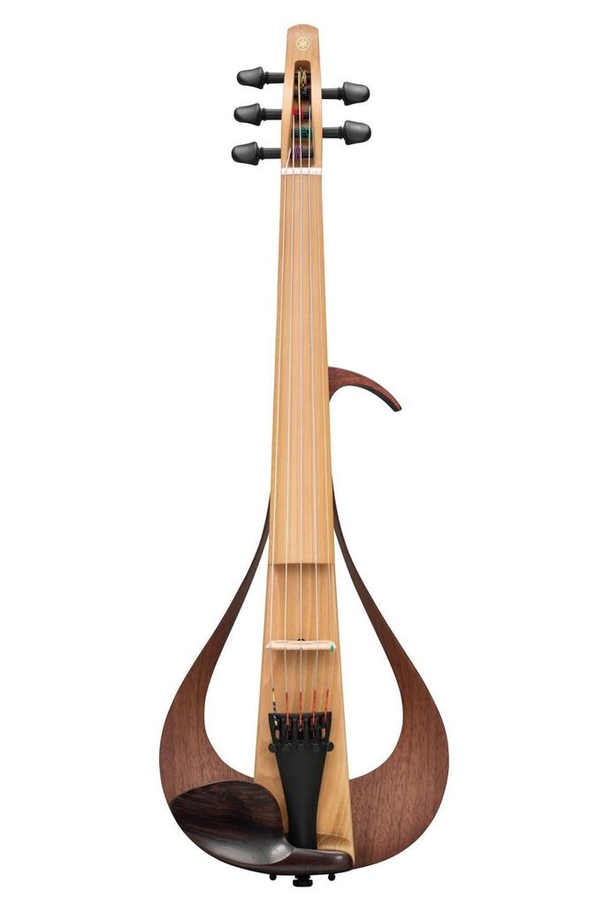YAMAHA Electric Violin YEV105PRO NBR Natural Brown Rich Body High Looks Great On Stage & Sound, Rumble, Operability,