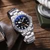 ADDIESDIVE Hot Sale GMT Quartz Watch Stainless Steel Bubble Mirror Glass BGW9 Super Luminous Men's Watches AD2035 NEW Waterproof