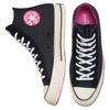 Converse Chuck 70 Wear-Resistant High-Top Canvas Shoes Unisex Black Pink