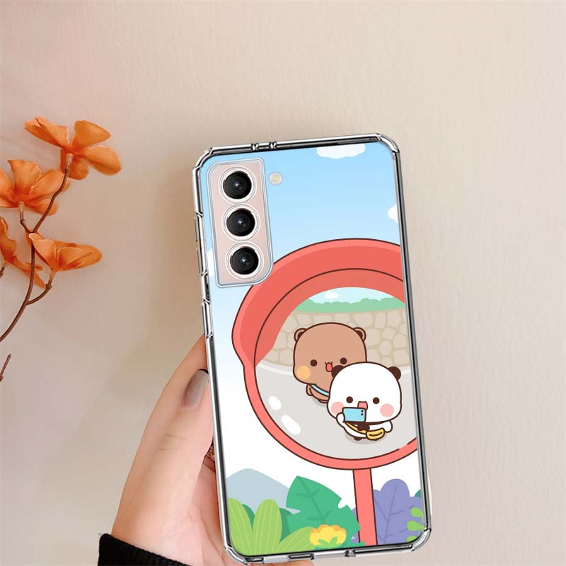 Cute BuBu DuDu Clear Phone Cases for Samsung S26 Ultra Galaxy S25 Edge S24 S23 FE S21 Plus S20 S22 S10 Cover Patterned Compatibl