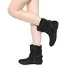 Jouncing Wildledersohle Stiefel Step Damen Latein Tanzstiefel Salsa Schuh Lange Warm Up Line Schuhe West Coast Swing Tanzstiefel