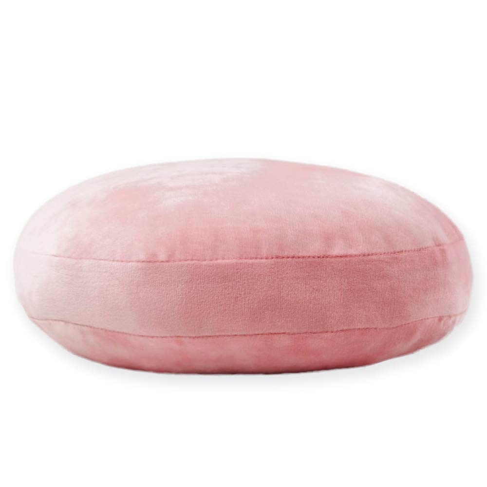 JEMA Marshmallow Body Pillow Soft and Smooth Round Cushion 40cm Diameter Light Pink 4976₽