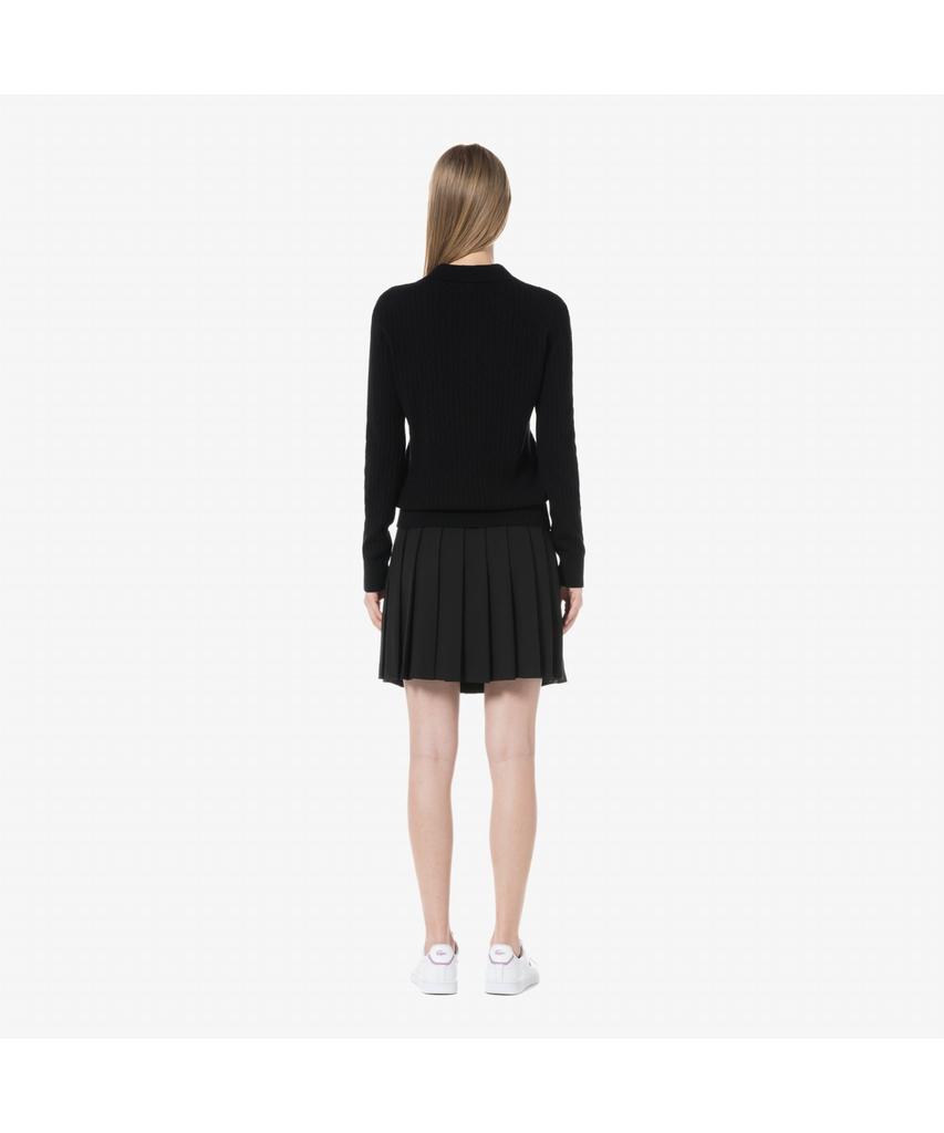 Lacoste Women'S Mid-Length Pleated Skirt Jf408E-54N 031
