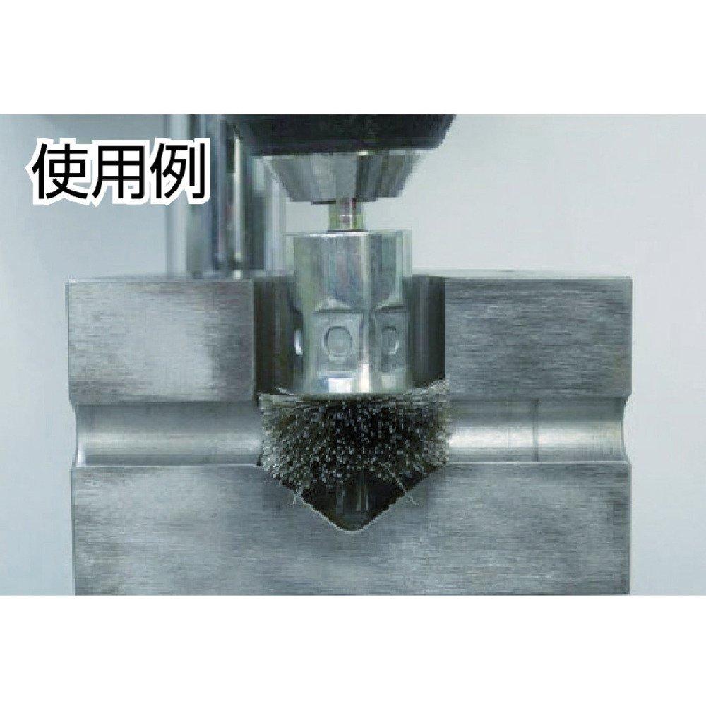 TRUSCO Wire 40mm Flower-Shaped Brush, Diameter, 40WF-6