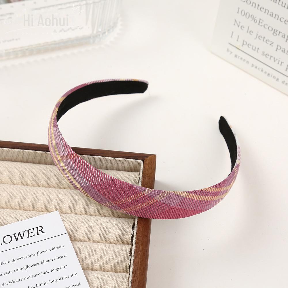 Korean Style Wide Brim Headband: Summer Solid Color Hair Accessory for Women