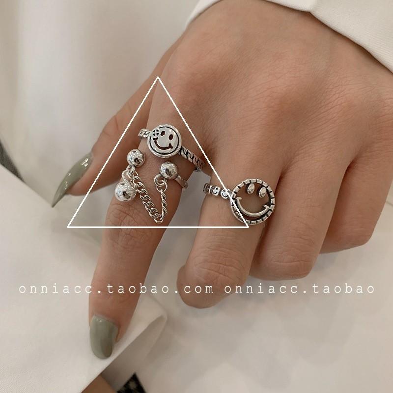 925 Silver Unique Ring For Women Ideal For Ins Style And Minimalist Fashion With Adjustable Size