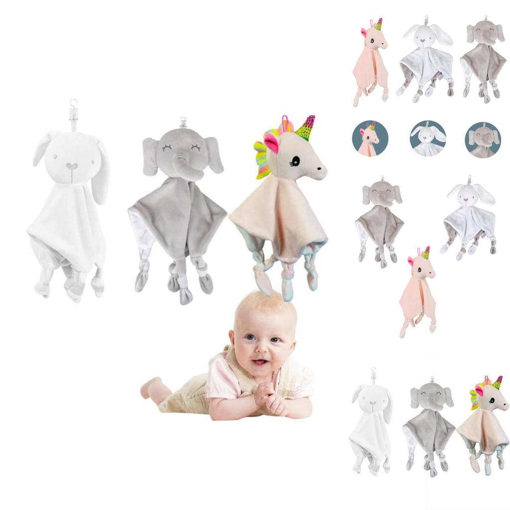 Bbsky Infant And Toddler Pacifier Blanket With Animal Design