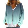 Womens Zip Up Sweaters Sweatshirts Long Sleeve Oversized Jackets Soft Casual Loose Tunic Tops