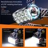A23I-Rechargeable Led Headlamp Outdoor Flashlight Camping Search Light Flashlight 270° Adjustable Headstrap Lamp