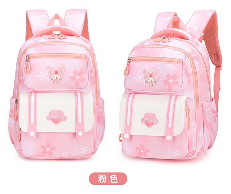 Cute And Spacious Oxford Fabric School Backpack For Children Grades 3-4 Neutral Gender