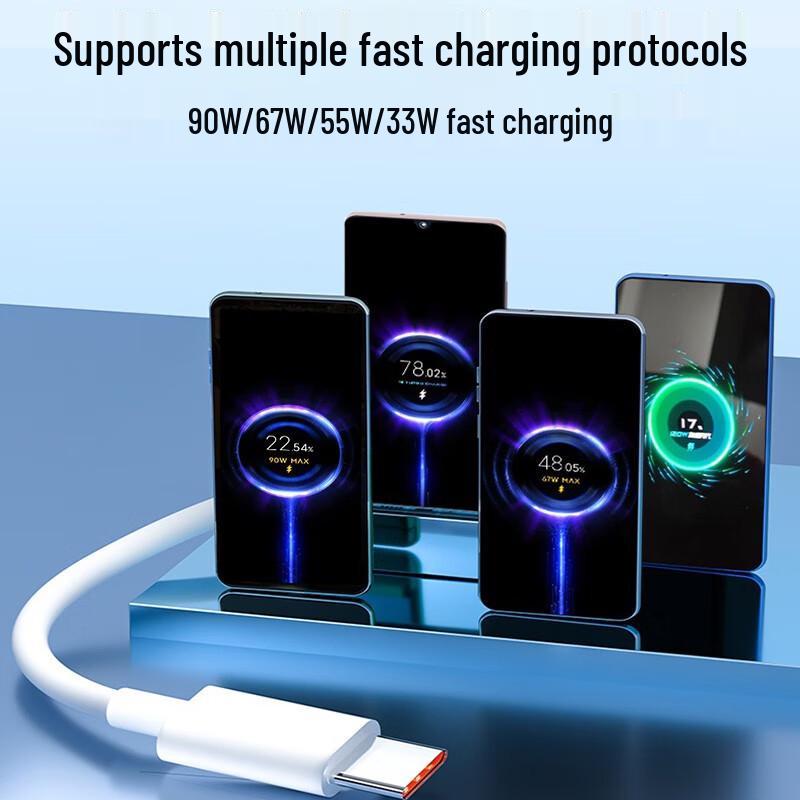 90W Super Fast Charger & Cable for Redmi Note 14/14 Pro+