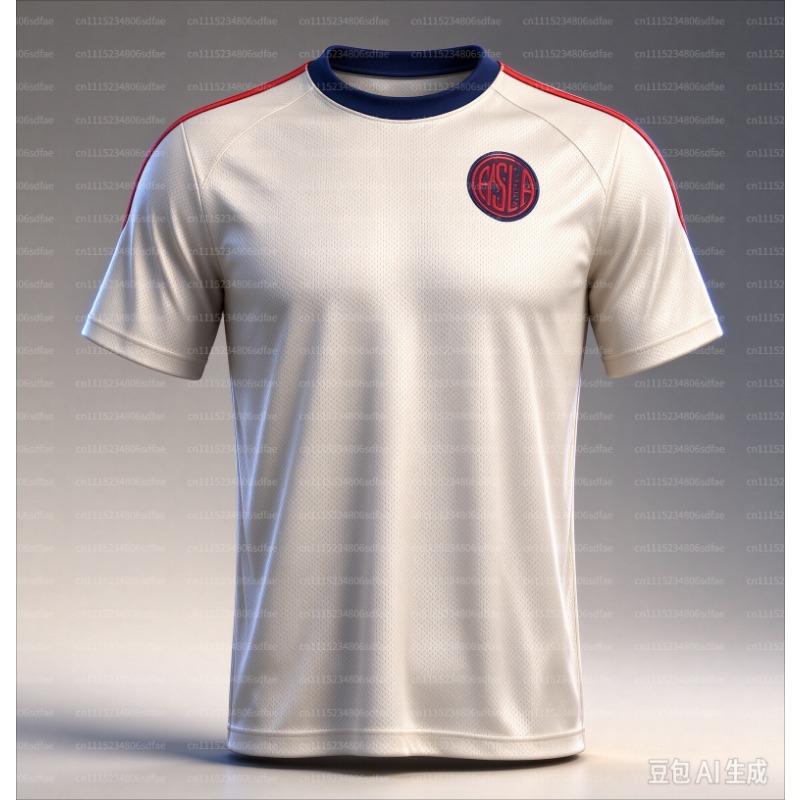 26‑27 San Lorenzo Football Jersey Shirt, Men New 3D Print Sports Tshirt, Match Training Breathable Quick Drying Soccer Shirt