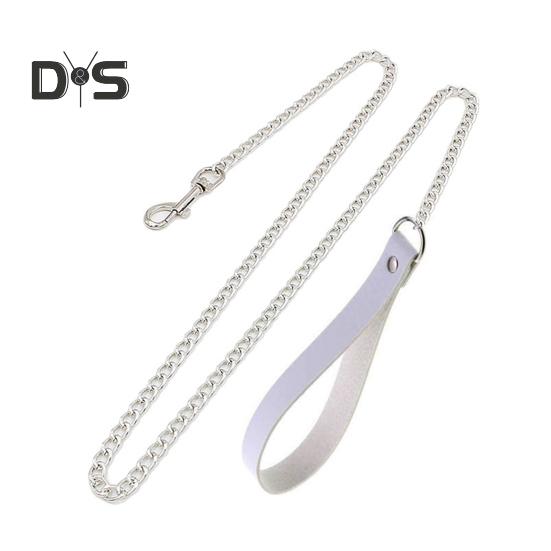 2Pcs/Set Rivet Necklace with Leash Adjustable Length Rivet Decor Collar Rope Set Couple Sexy Necklace Adult Erotic Products